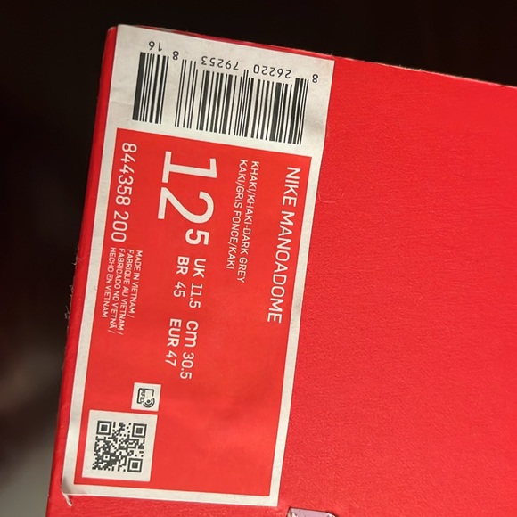 NwT NIKE manoadome khaki / khaki dark grey 12.5 men’s boot - Picture 11 of 11